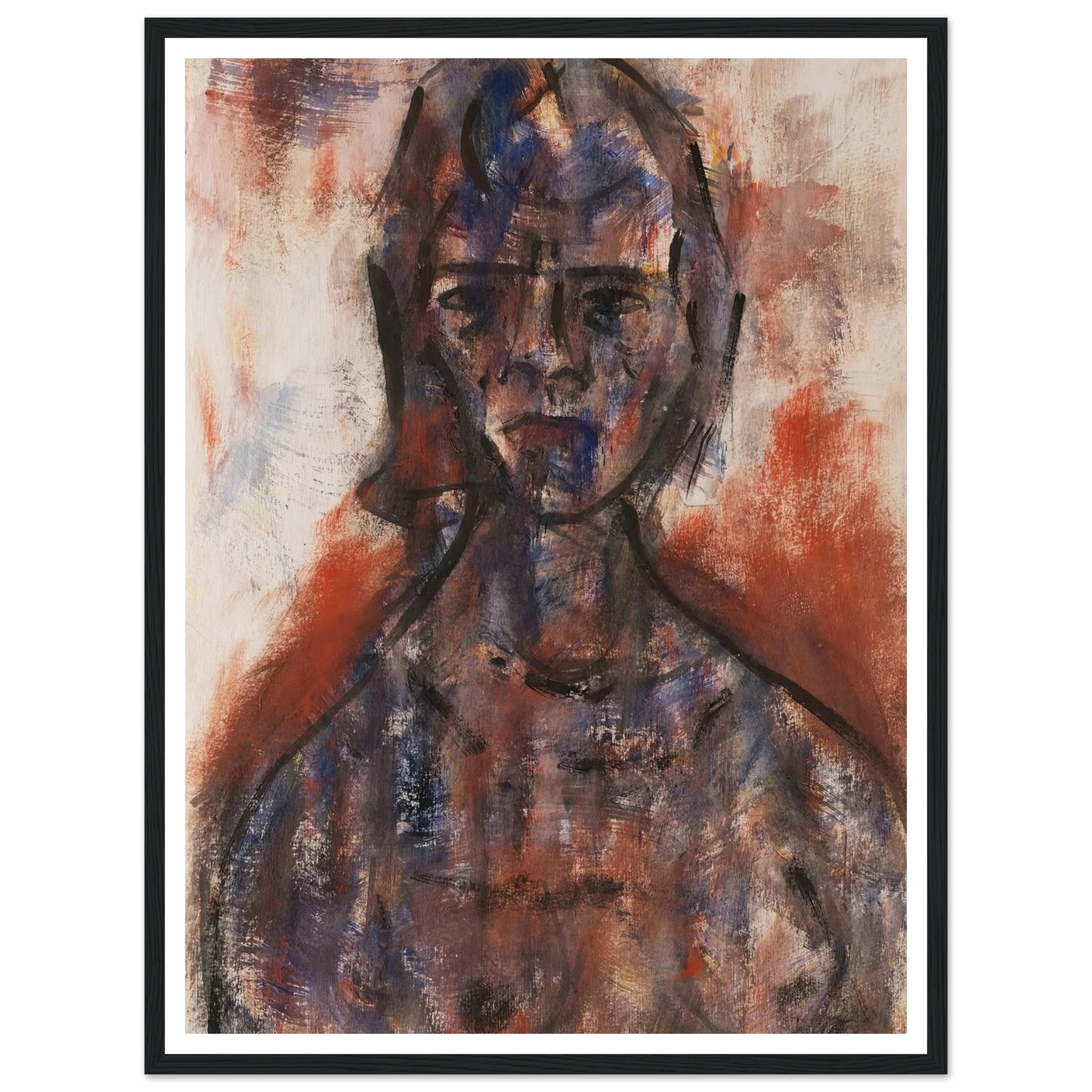Aktstudie (1920) Art Print | Christian Rohlfs-Quipham Collections