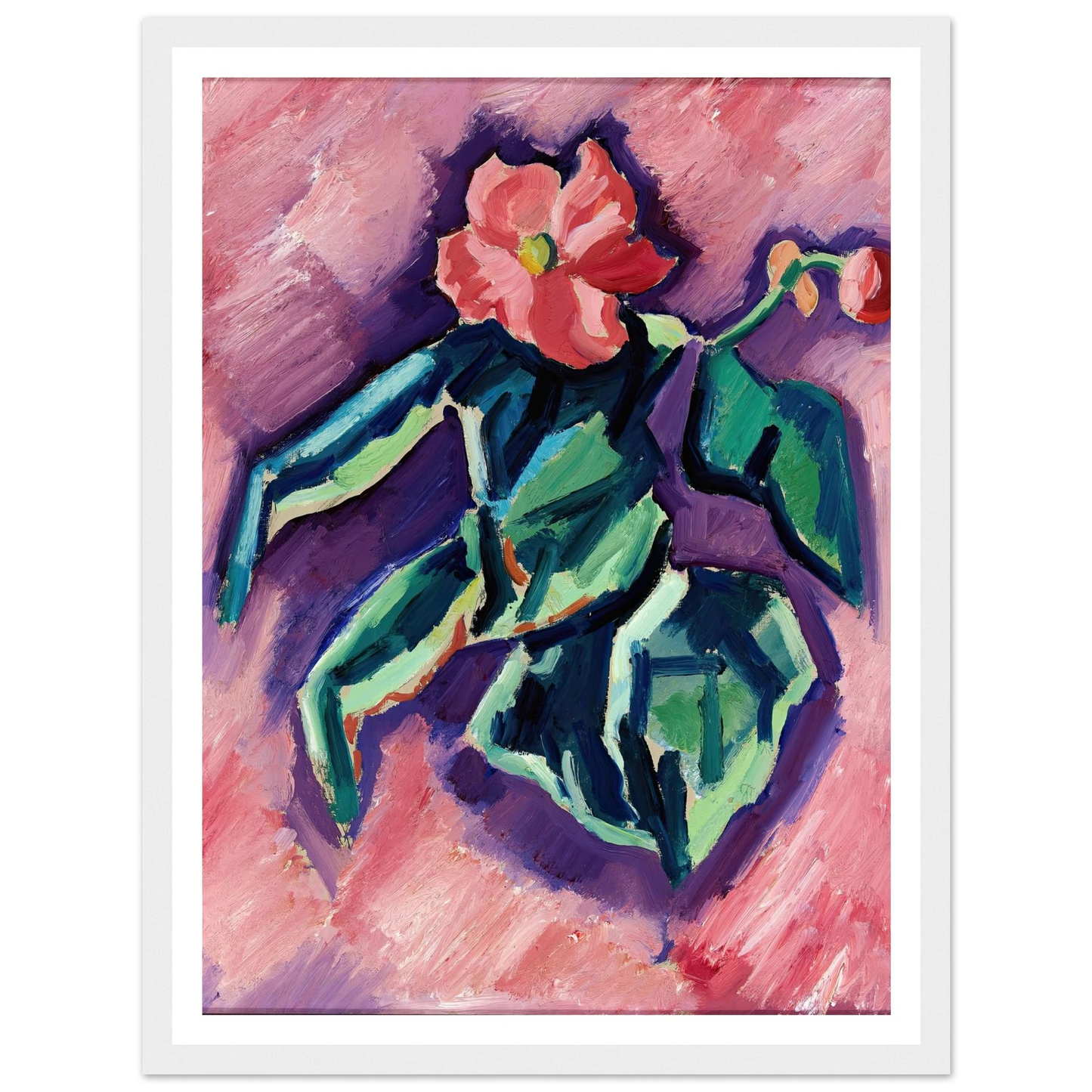 Pink Begonias (1928-1929) Art Print | Marsden Hartley-Quipham Collections