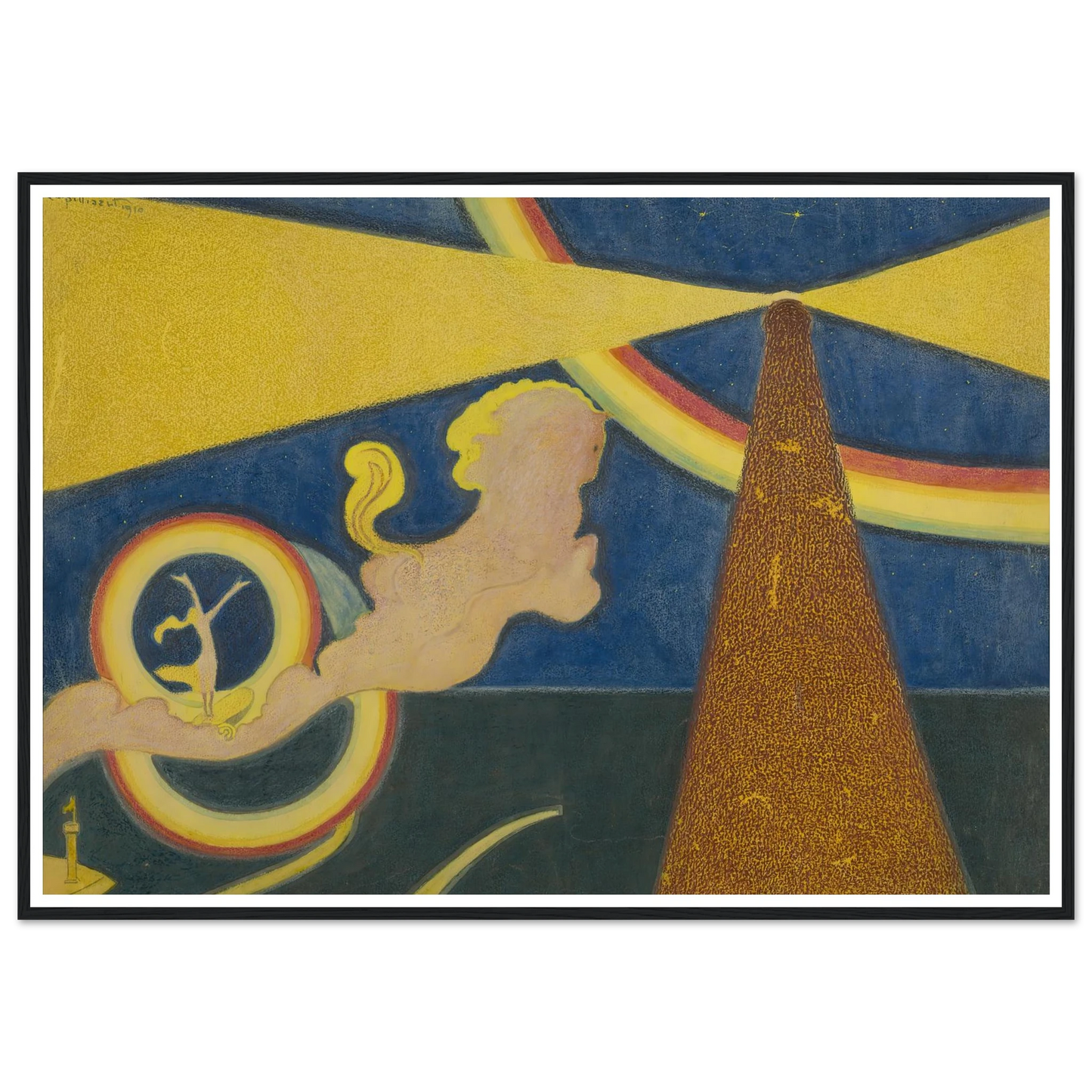 De vuurtoren (1910) Art Print | Leon Spilliaert-Quipham Collections