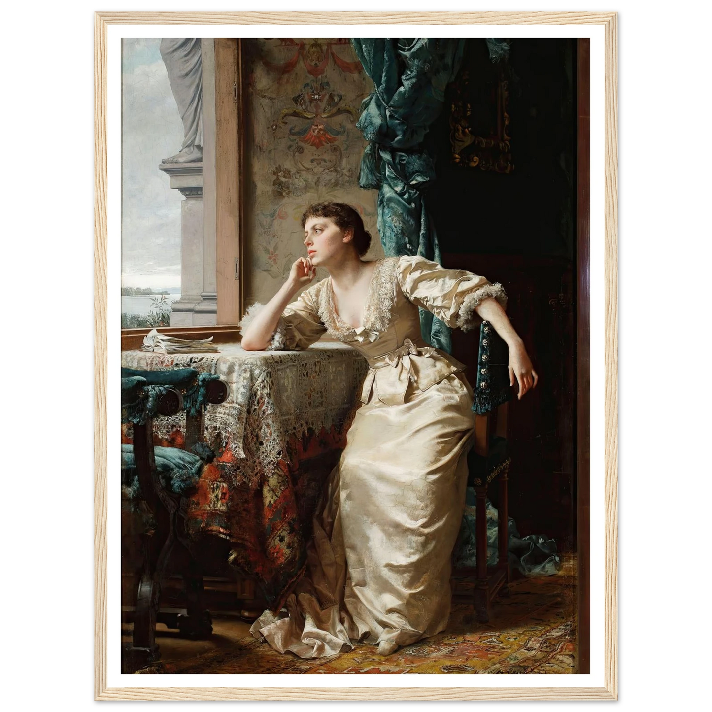 Reverie (1883) Art Print | Wladyslaw Czachorski-Quipham Collections