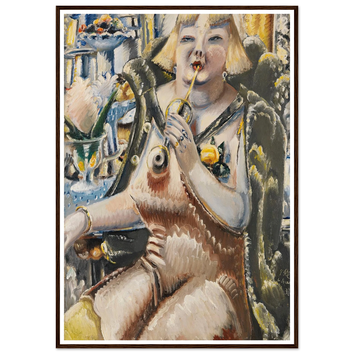 An der Bar (The Star at the Show) (1938) Art Print | Paul Kleinschmidt-Quipham Collections