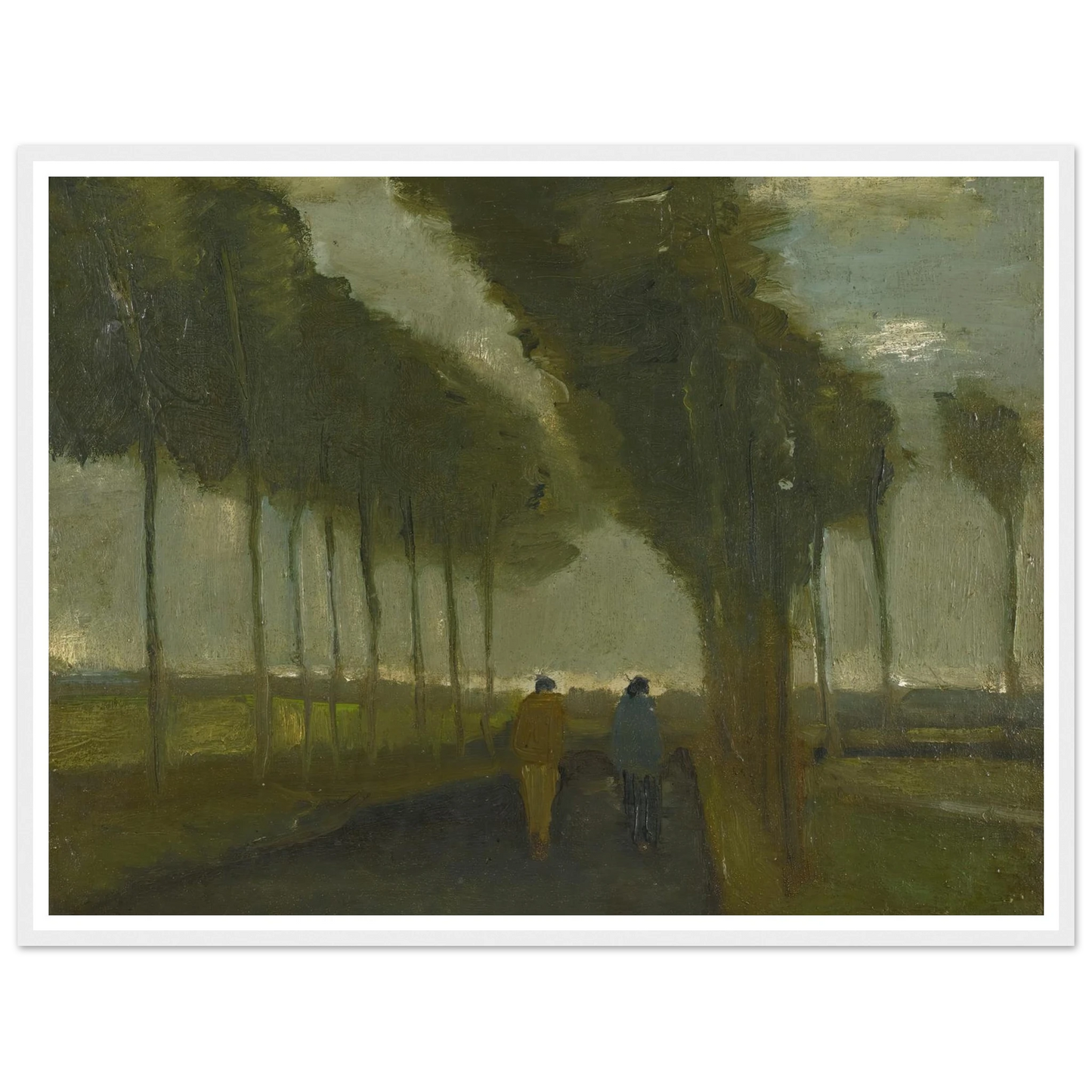 L’allée Aux Deux Promeneurs (1883) Art Print | Vincent van Gogh-Quipham Collections