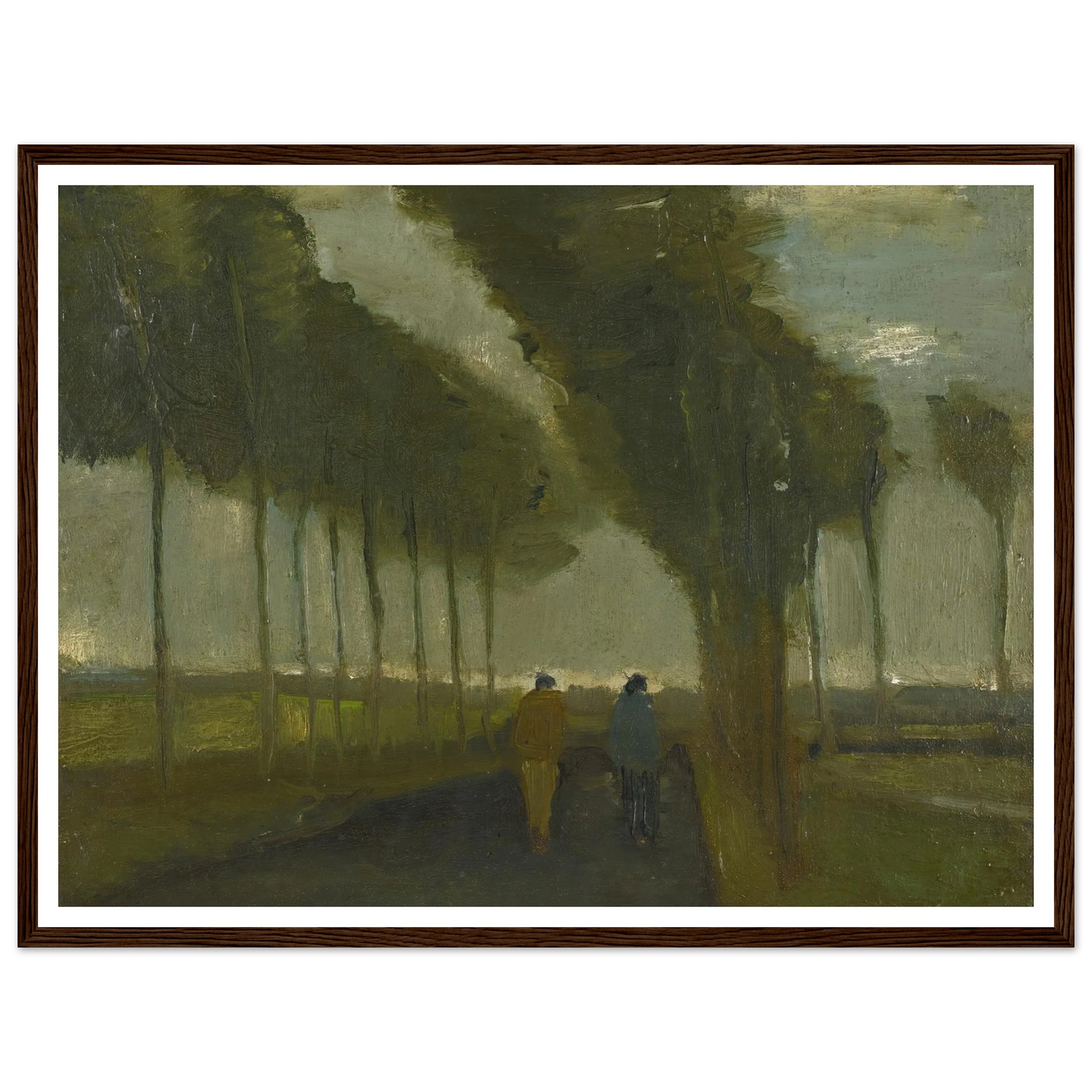 L’allée Aux Deux Promeneurs (1883) Art Print | Vincent van Gogh-Quipham Collections