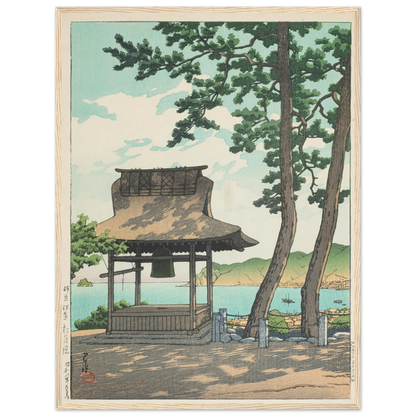 Izu Ito Shugetsuin (Shugetsu Temple in Ito, Izu) (1933) Art Print | Kawase Hasui-Quipham Collections