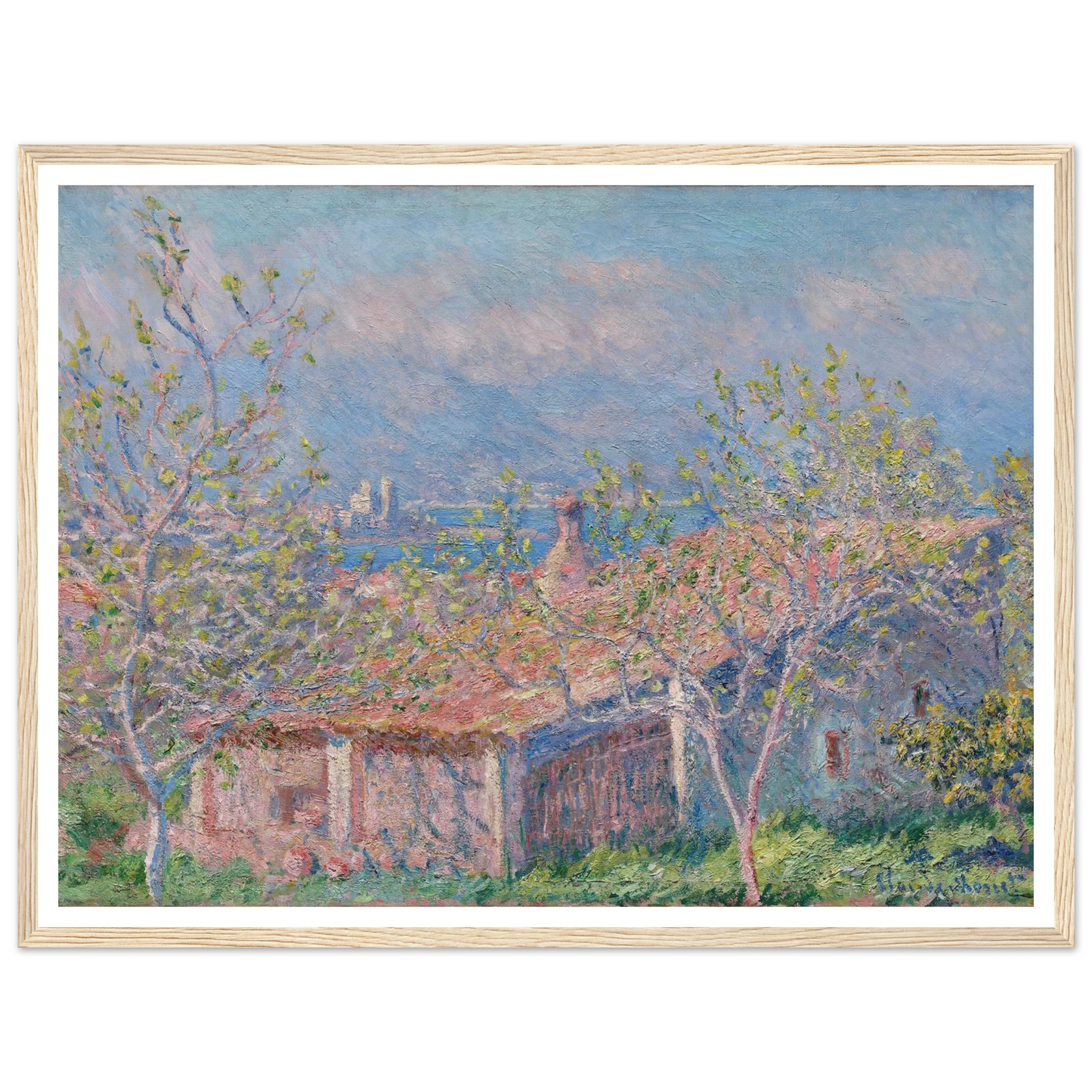 Gardener’s House at Antibes (1888) Art Print | Claude Monet-Quipham Collections