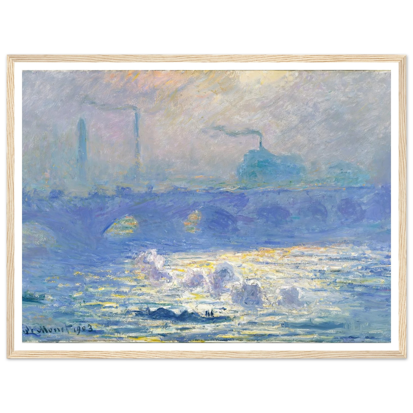 Waterloo Bridge (1903) Art Print | Claude Monet-Quipham Collections