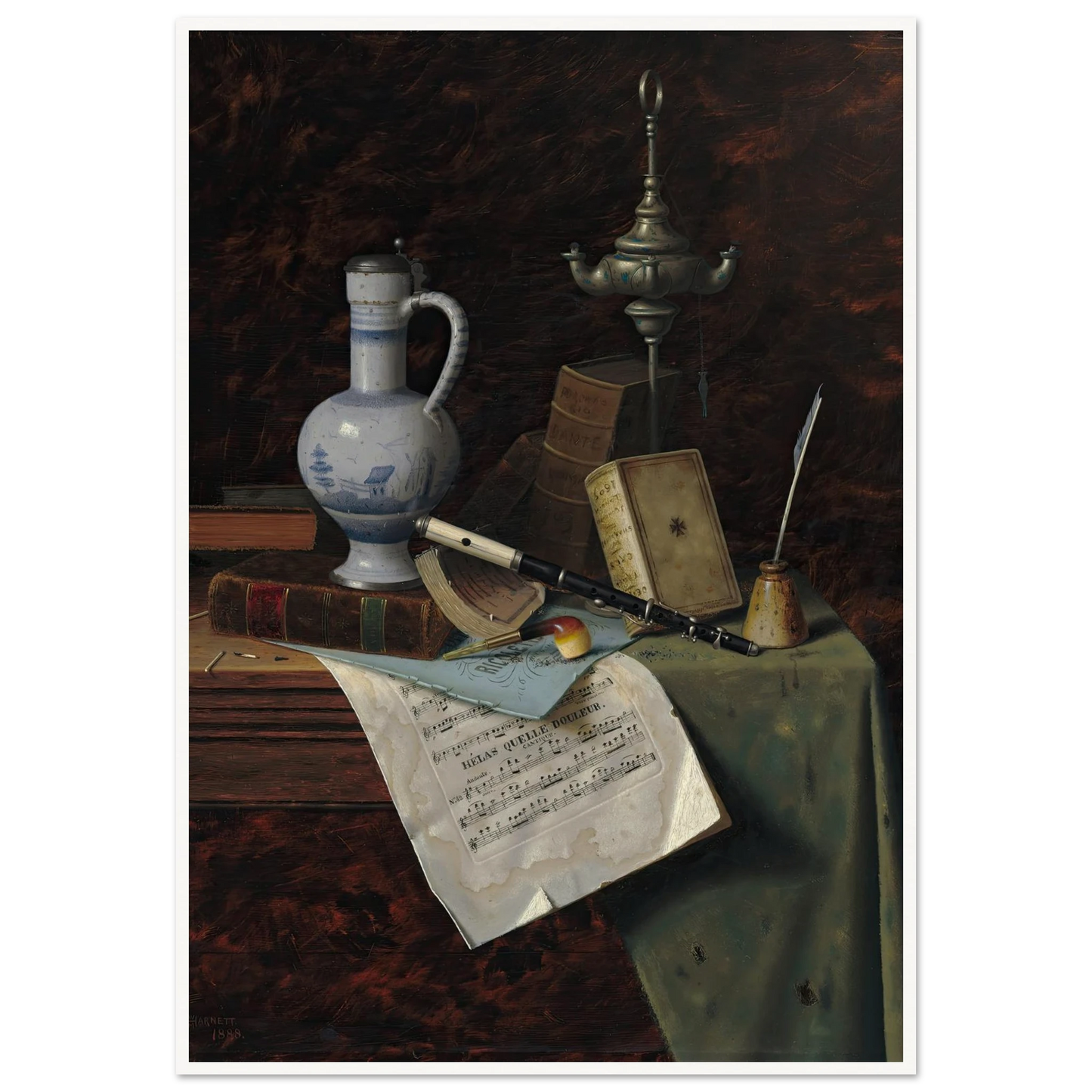 My Gems (1888) Art Print | William Michael Harnett-Quipham Collections