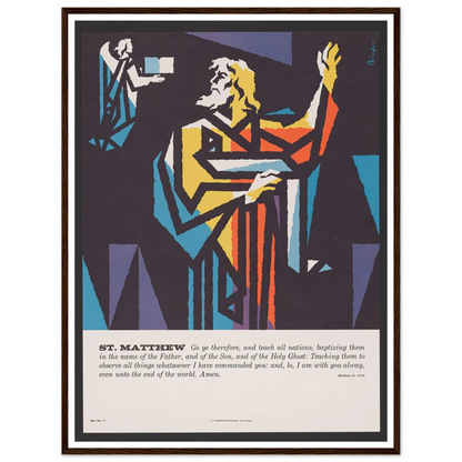St. Matthew (1962) Art Print | Joseph Binder-Quipham Collections