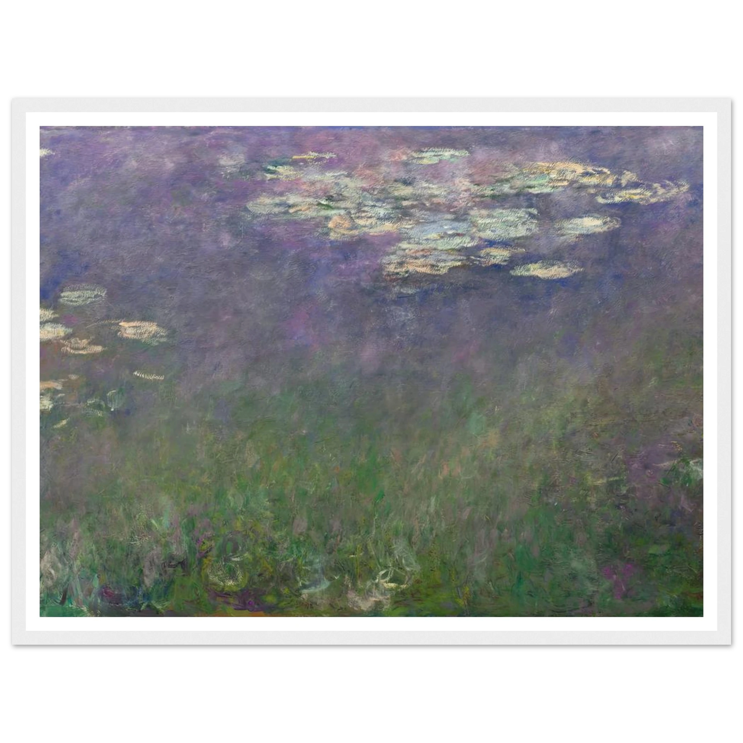 Water Lilies (Agapanthus) (c. 1915–26) Art Print | Claude Monet-Quipham Collections