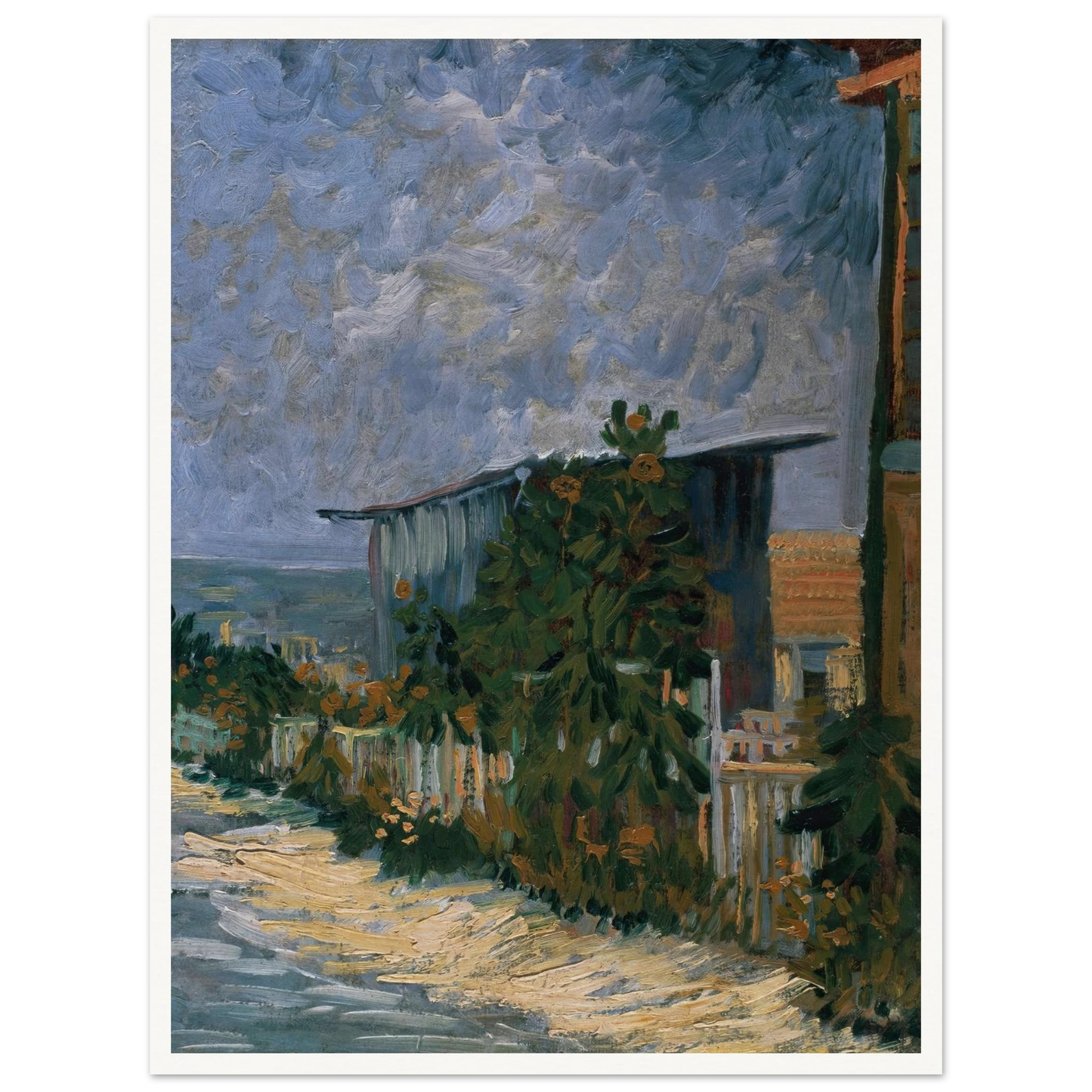 Shelter on Montmartre (1887) Art Print | Vincent van Gogh-Quipham Collections