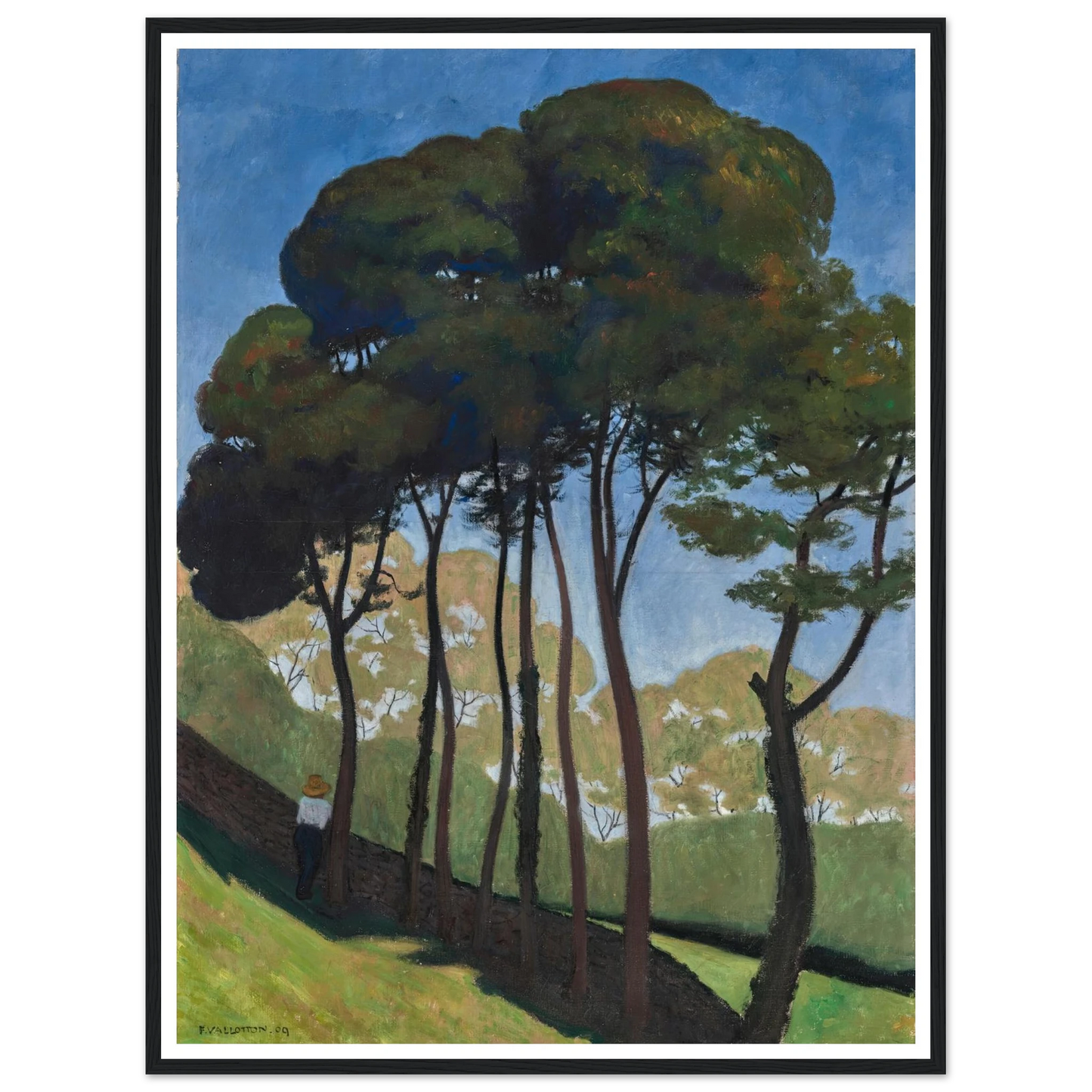 Les Grands Arbres, environs d’Honfleur (1909) Art Print | Felix Vallotton-Quipham Collections