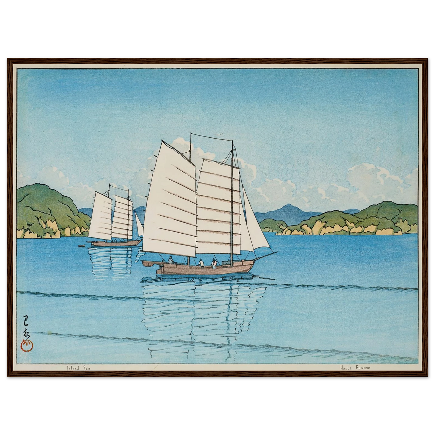 Inland Sea (1952) Art Print | Kawase Hasui-Quipham Collections
