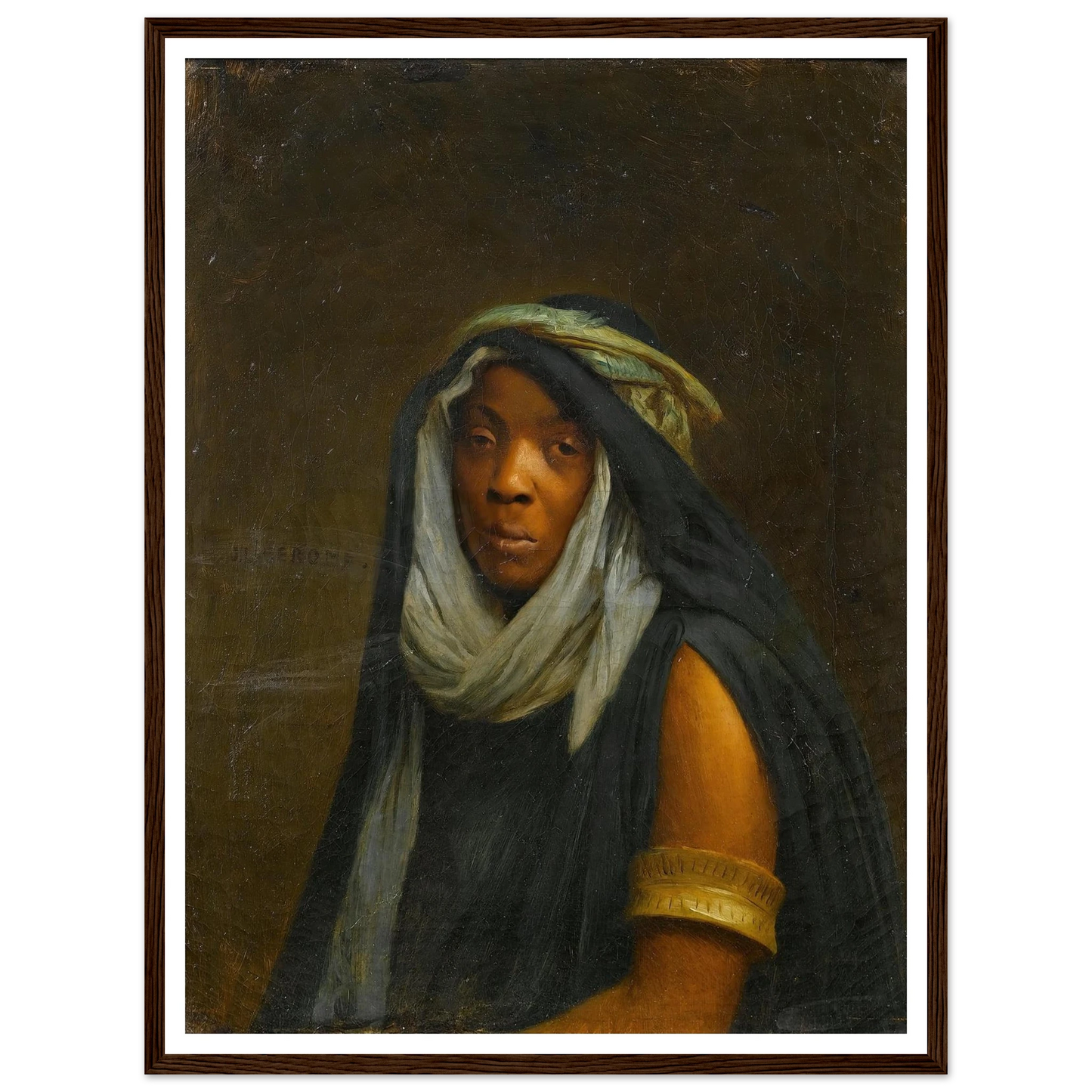 The black servant girl Art Print | Jean Leon Gerome-Quipham Collections
