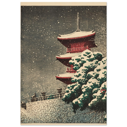 Izumo, Yasugi Kiyomizu (Yasugi Kiyomizu Temple at Izumo) (1926) Art Print | Kawase Hasui-Quipham Collections