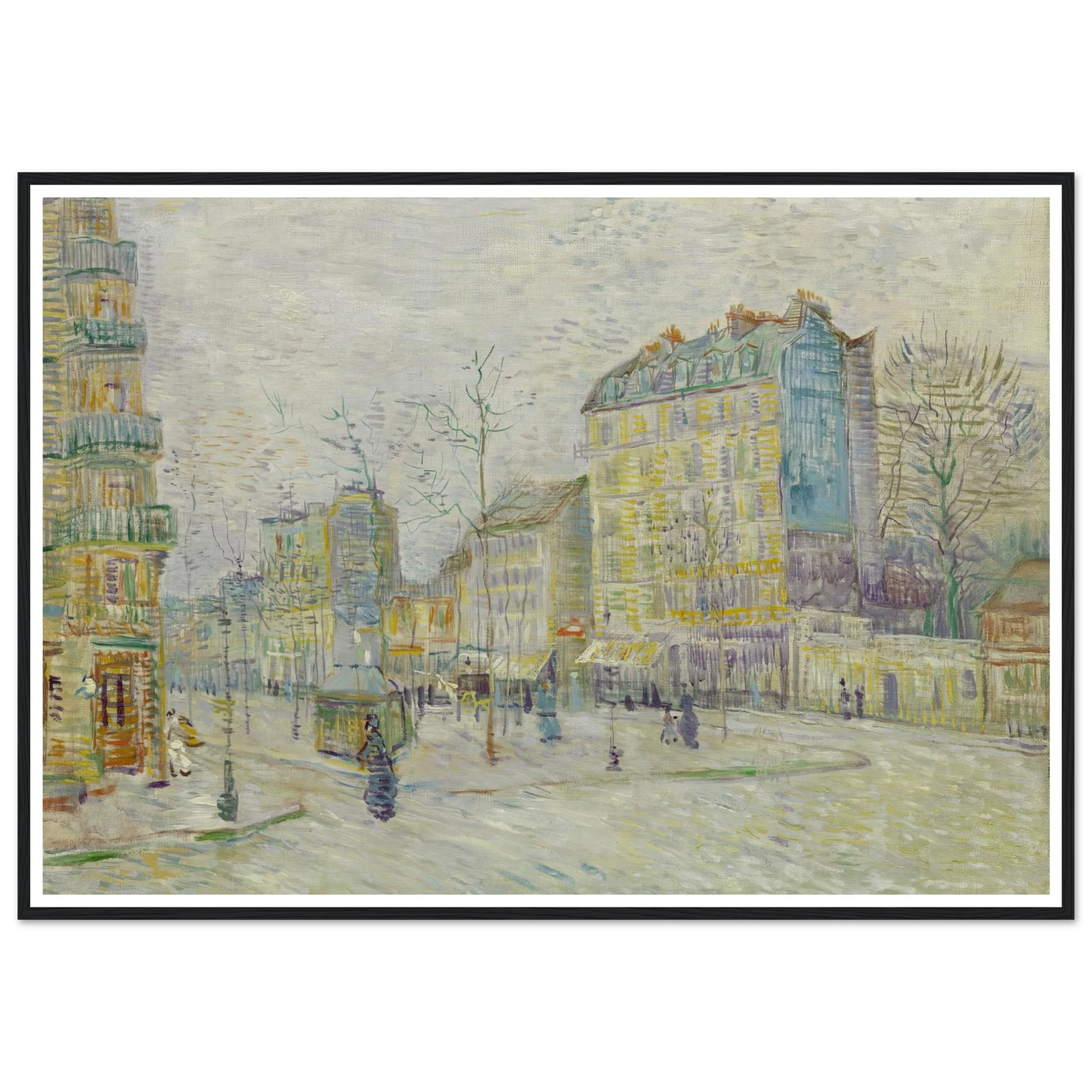 Boulevard de Clichy (1887) Art Print | Vincent van Gogh-Quipham Collections