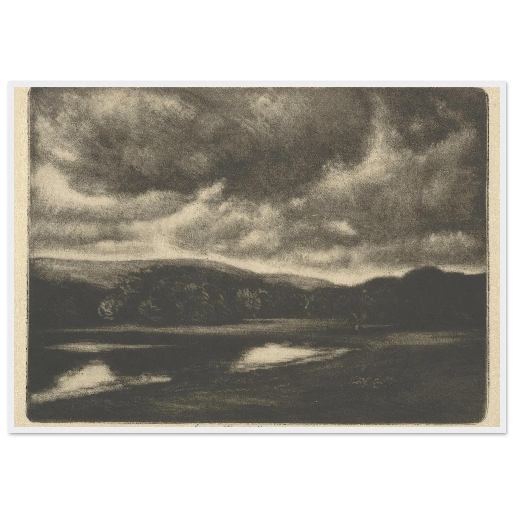 Evening Shadows (1919-1920) Art Print | Ernest Haskell-Quipham Collections