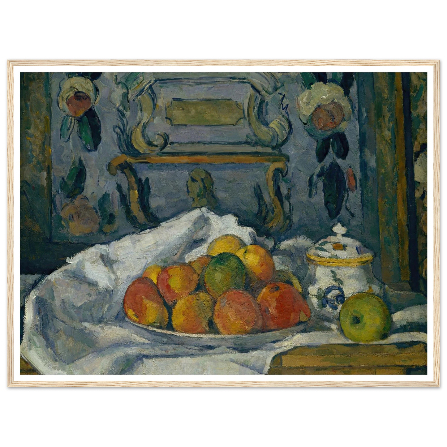 Dish of Apples (ca. 1876–77) Art Print | Paul Cezanne-Quipham Collections