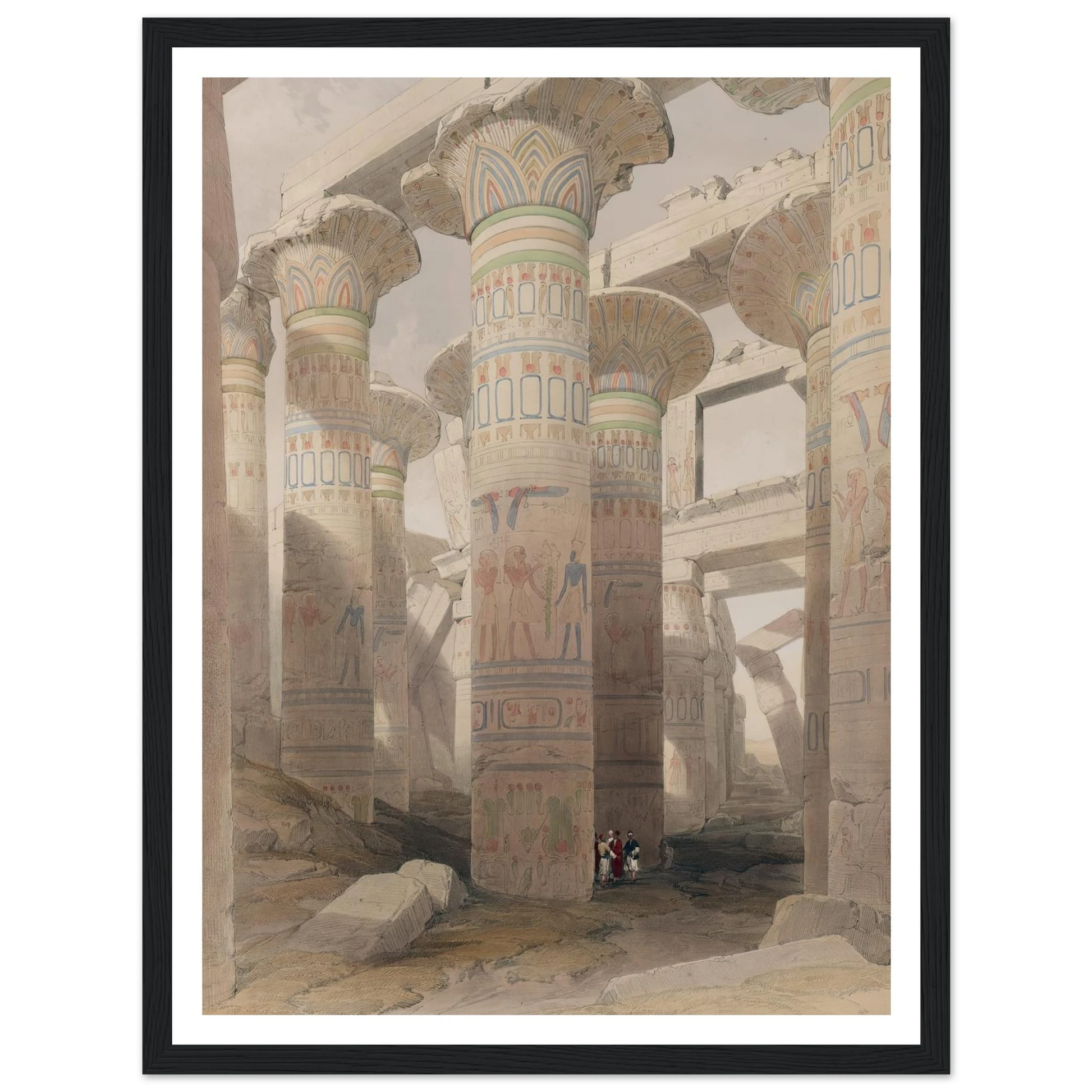 Karnac [Karnak]. Nov. 29th, 1838 (1846-1849) Art Print | David Roberts-Quipham Collections