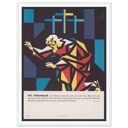 St. Thomas (1962) Art Print | Joseph Binder-Quipham Collections