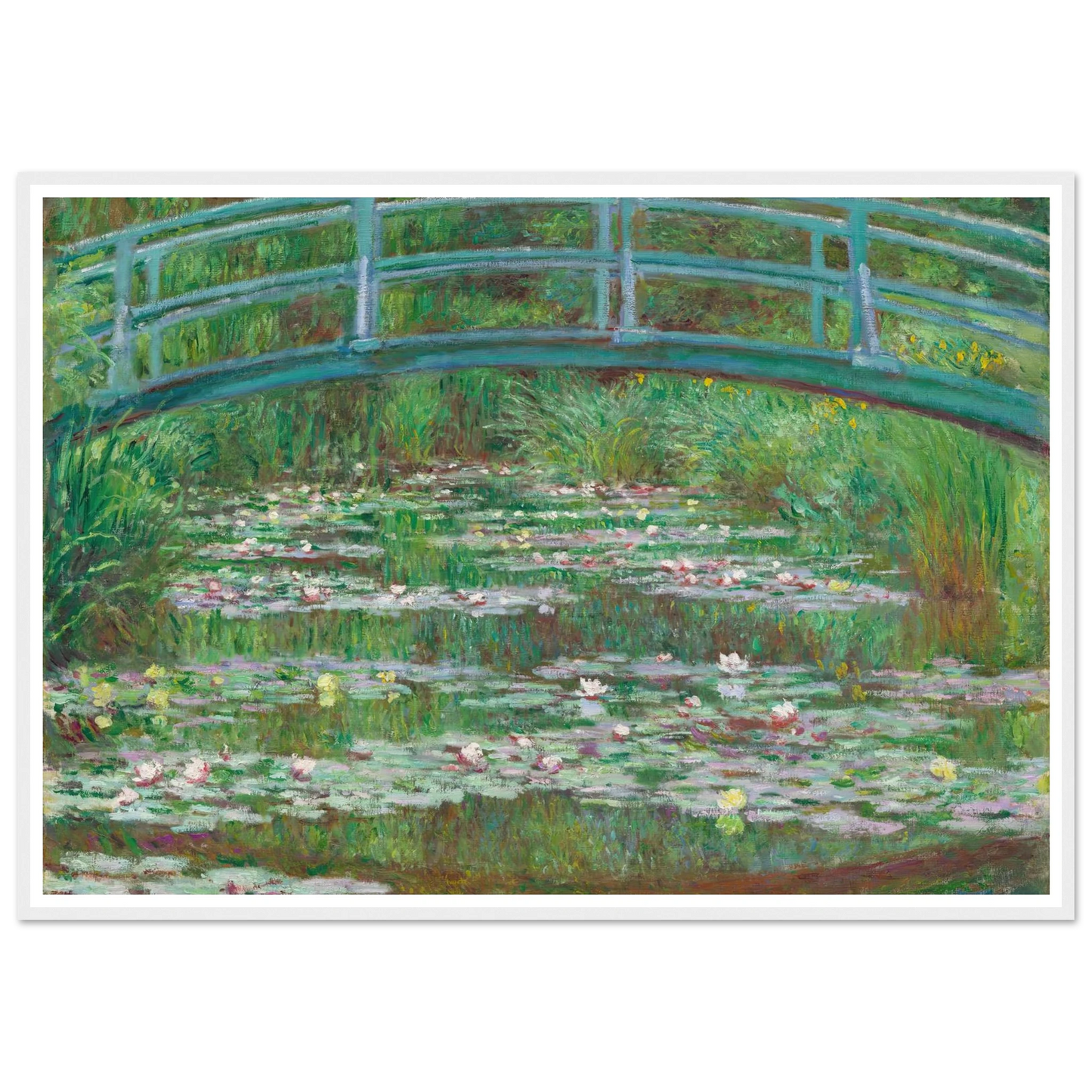 The Japanese Footbridge (1899) Art Print | Claude Monet-Quipham Collections
