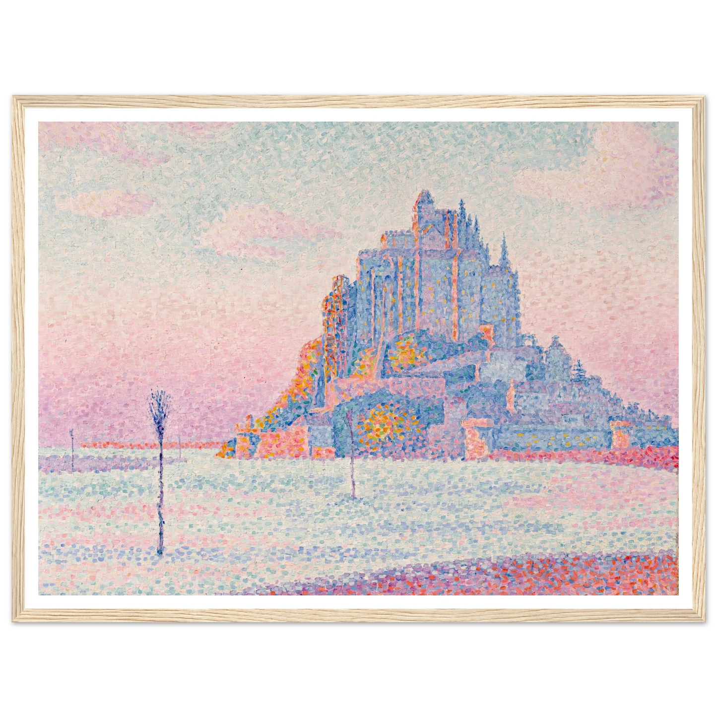 Mont Saint-Michel, Setting Sun (1897) Art Print | Paul Signac-Quipham Collections