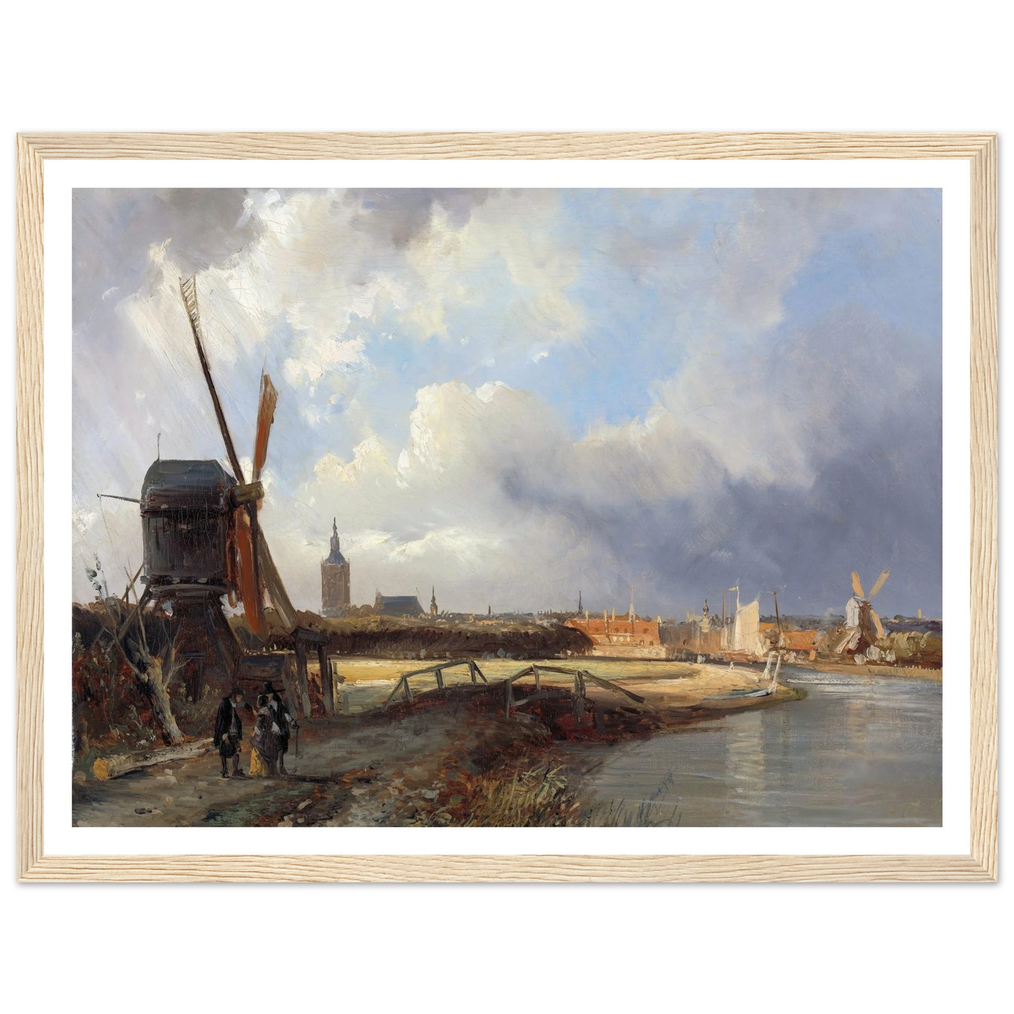 View of The Hague (c. 1850 - c. 1852) Art Print | Cornelis Springer-Quipham Collections