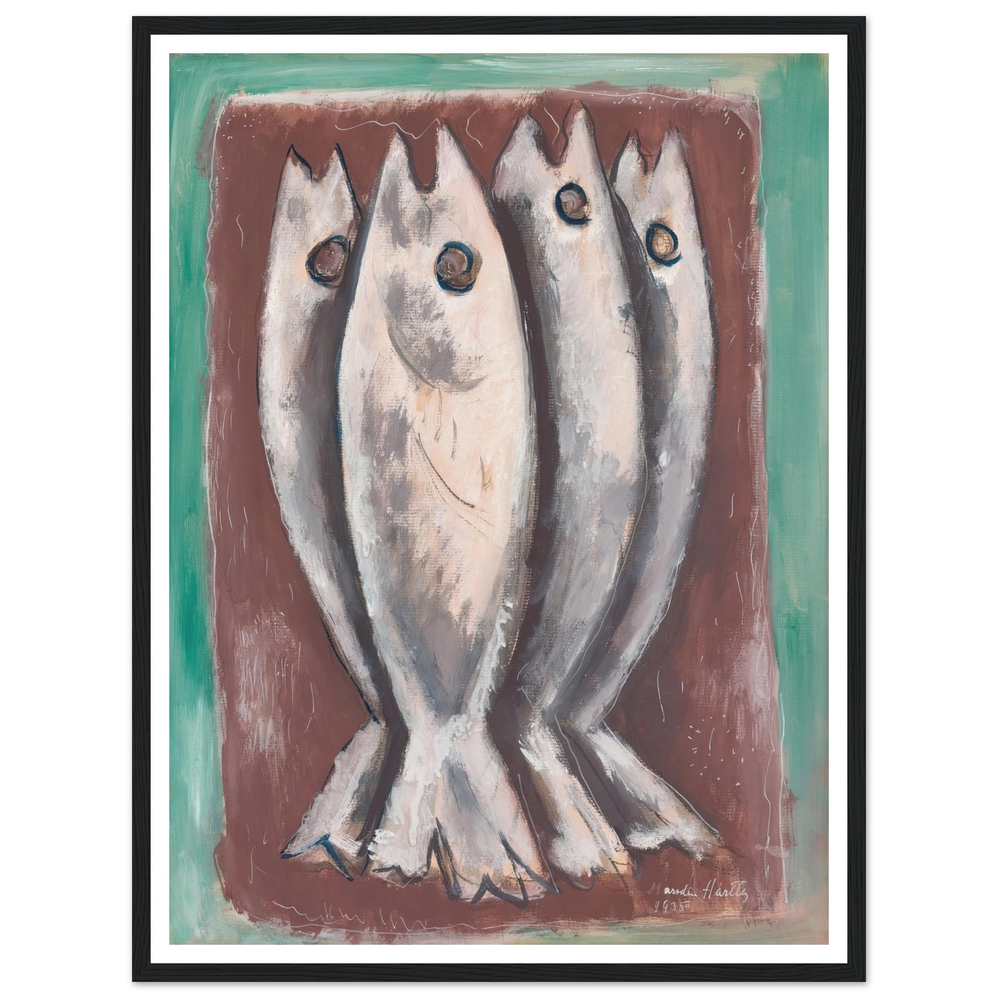 Sea Ghosts (1935) Art Print | Marsden Hartley-Quipham Collections