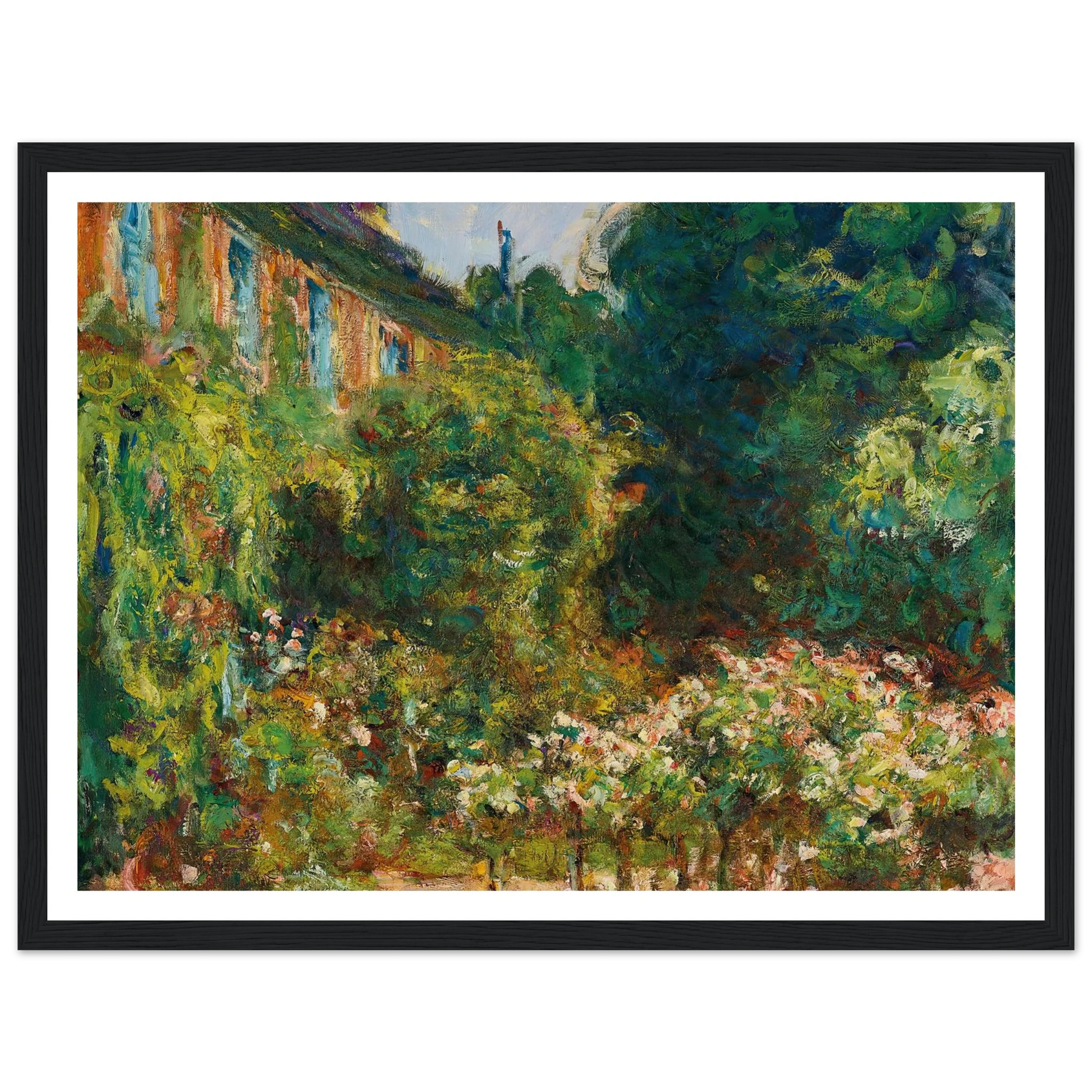 La maison de l’artiste à Giverny (1912) Art Print | Claude Monet-Quipham Collections