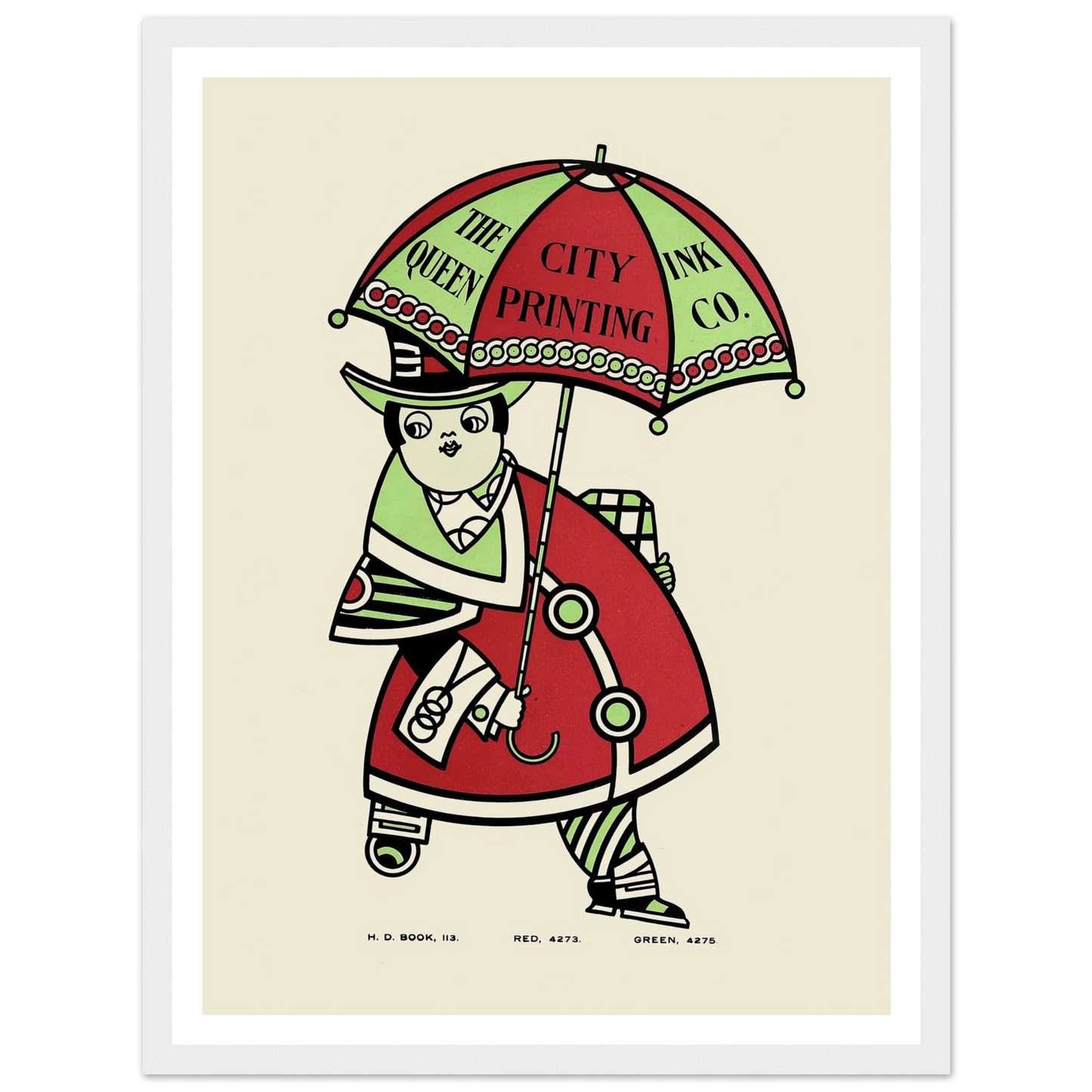 Queen City Ink, Ad. 16 (1890-1913) Art Print | Augustus Jansson-Quipham Collections