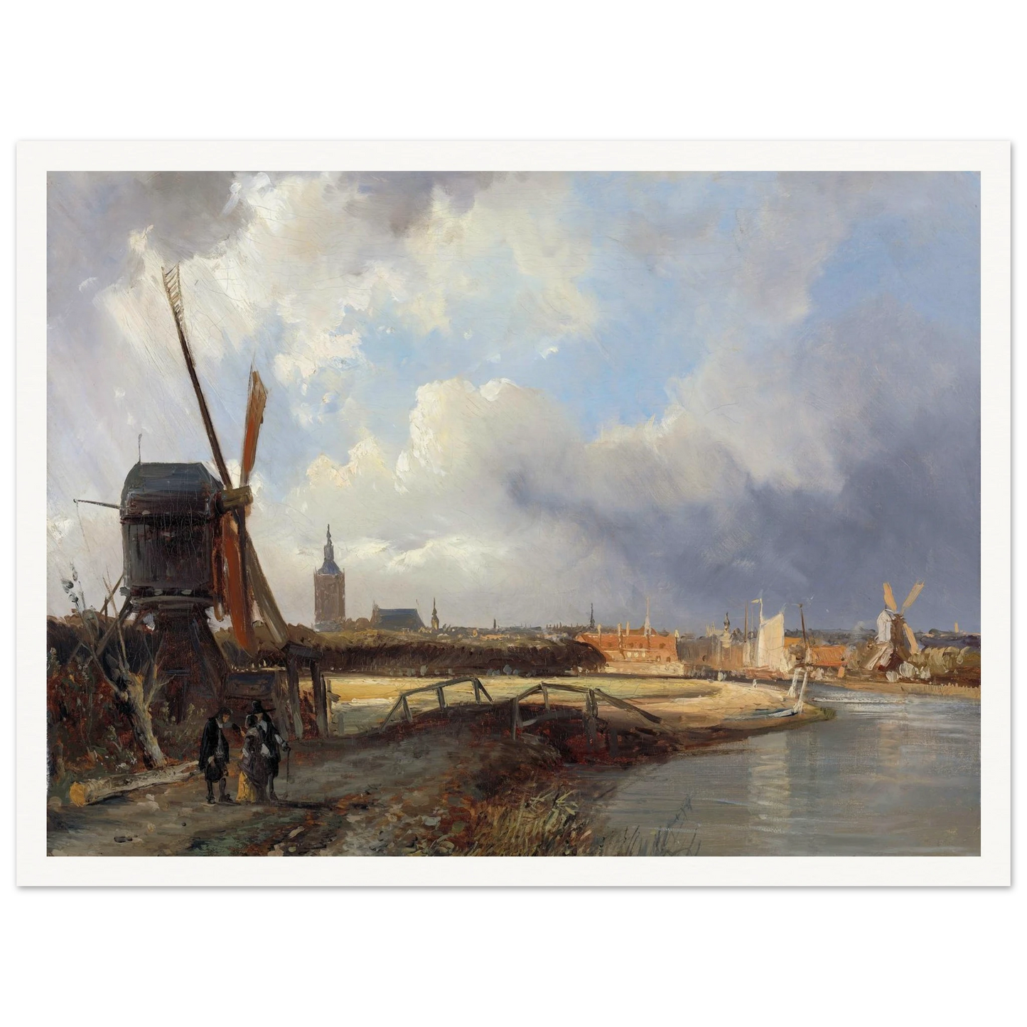 View of The Hague (c. 1850 - c. 1852) Art Print | Cornelis Springer-Quipham Collections