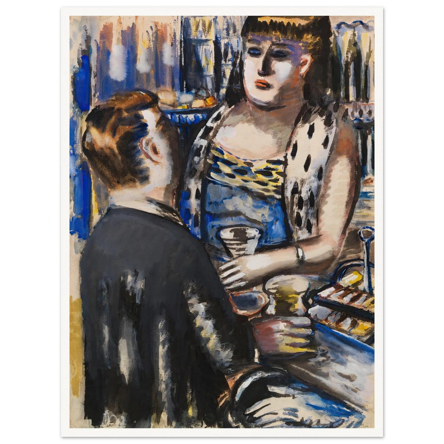 La Patronne (1943-1946) Art Print | Paul Kleinschmidt-Quipham Collections