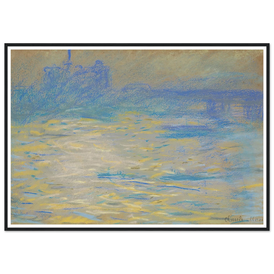 La Tamise (1901) Art Print | Claude Monet-Quipham Collections