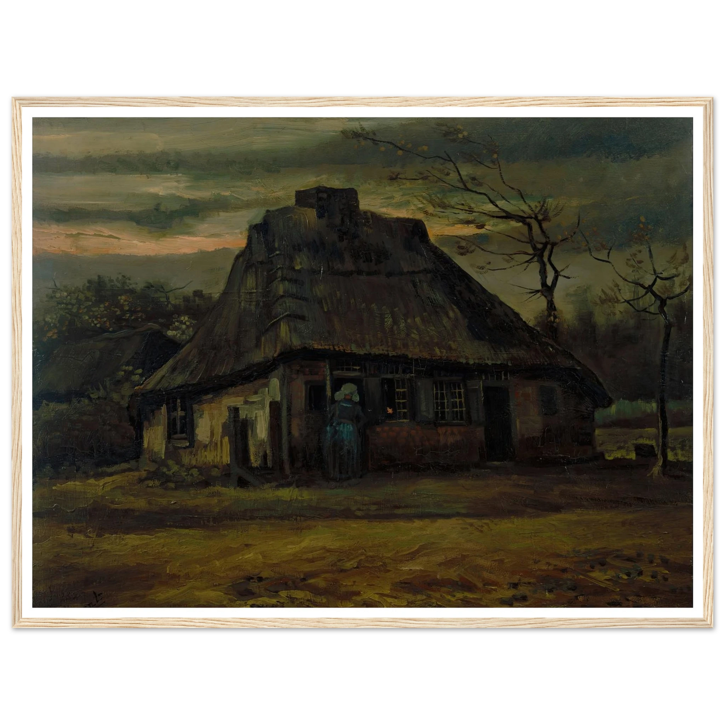 The cottage (1885) Art Print | Vincent van Gogh-Quipham Collections