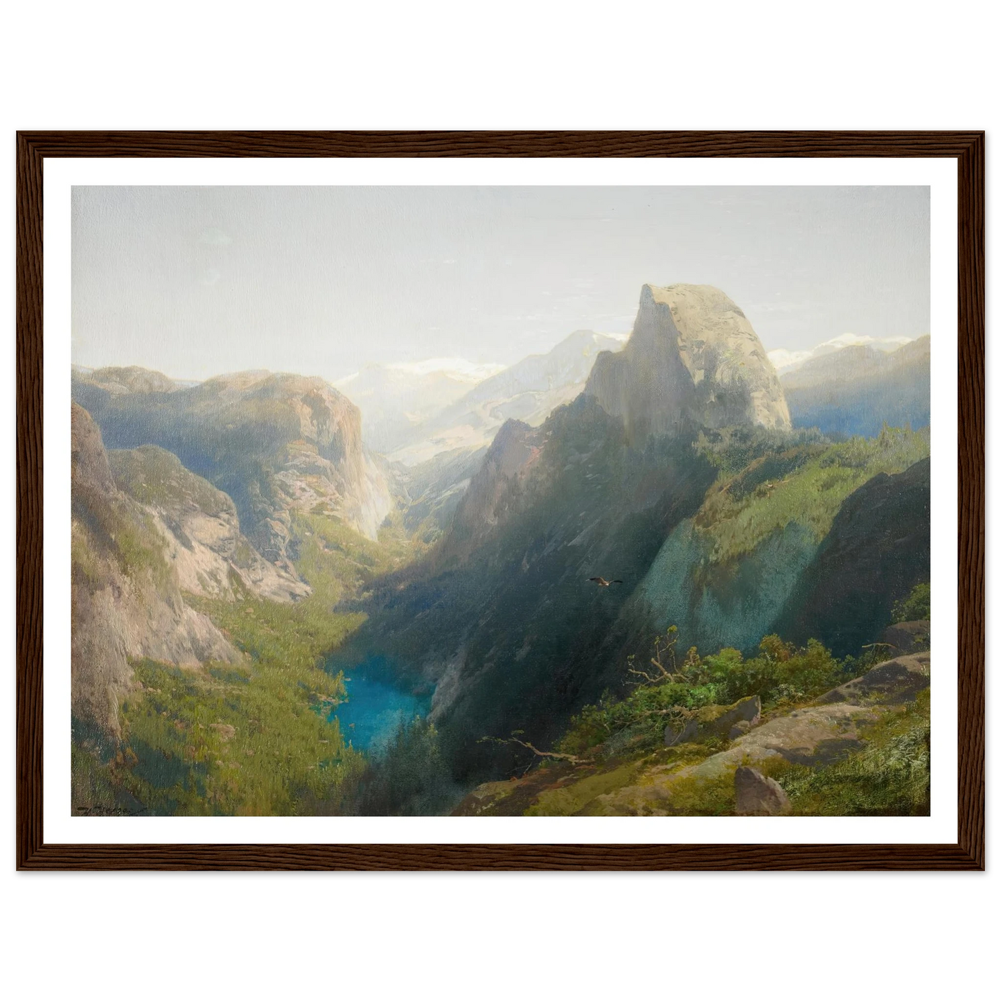 Mirror Lake, Yosemite (1874-1875) Art Print | Hermann Ottomar Herzog-Quipham Collections