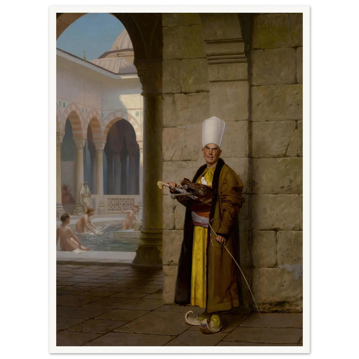 The Grand White Eunuch Art Print | Jean Leon Gerome-Quipham Collections