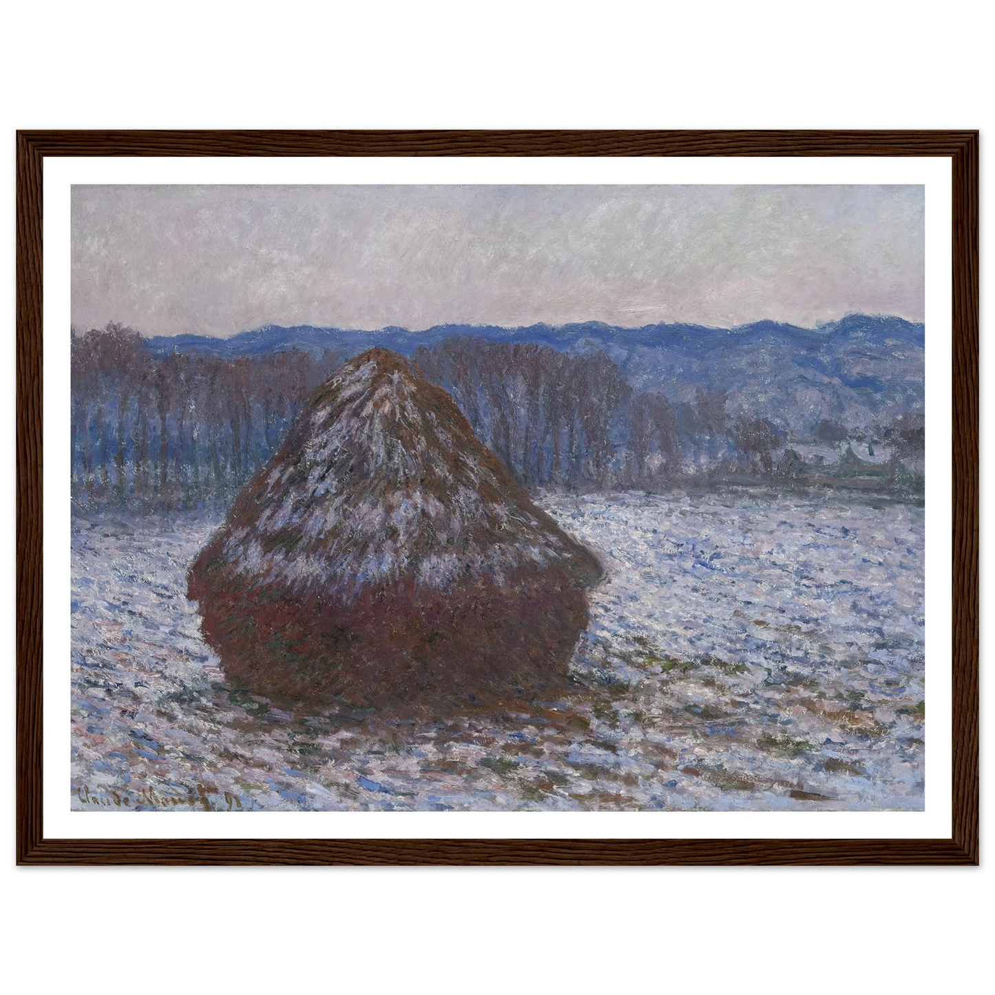 Stack of Wheat (1890) Art Print | Claude Monet-Quipham Collections