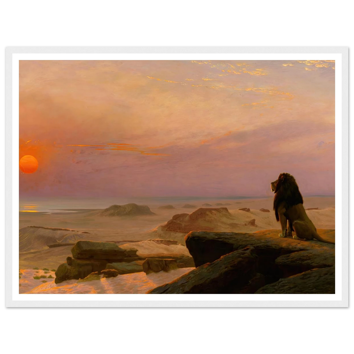 The Two Majesties (Les Deux Majestés) (1883) Art Print | Jean Leon Gerome-Quipham Collections