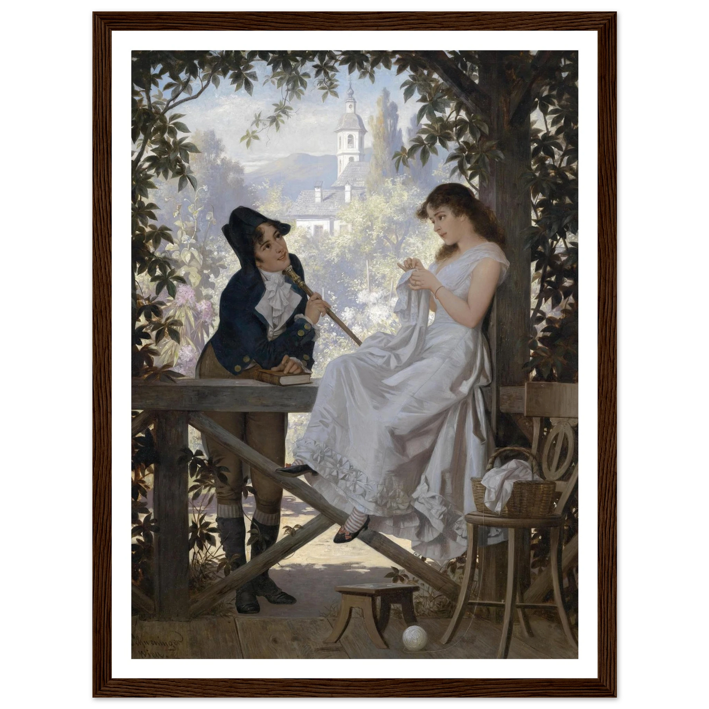 Das Stelldichein Art Print | Carl Schweninger Jr-Quipham Collections