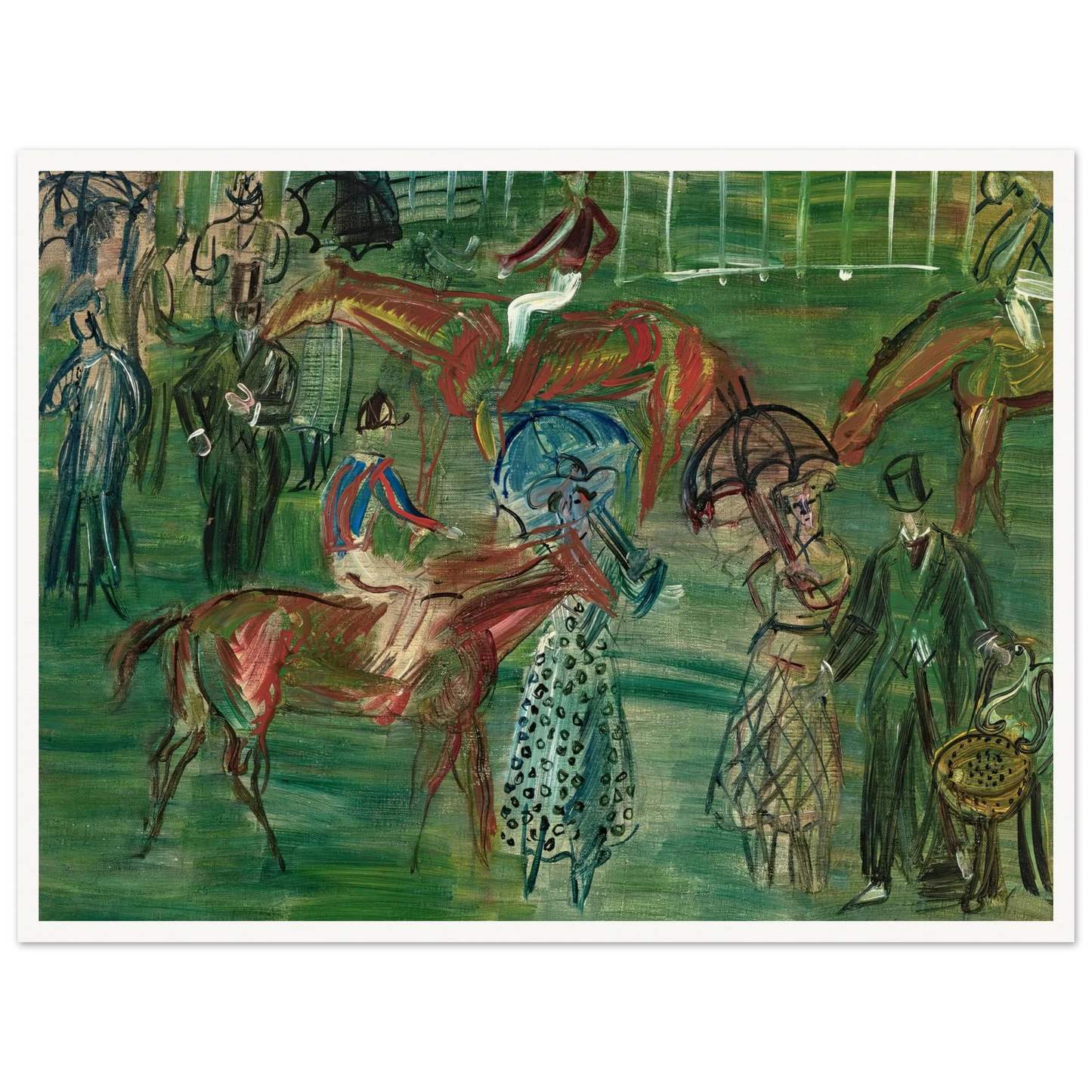La pelouse (circa 1950) Art Print | Raoul Dufy-Quipham Collections