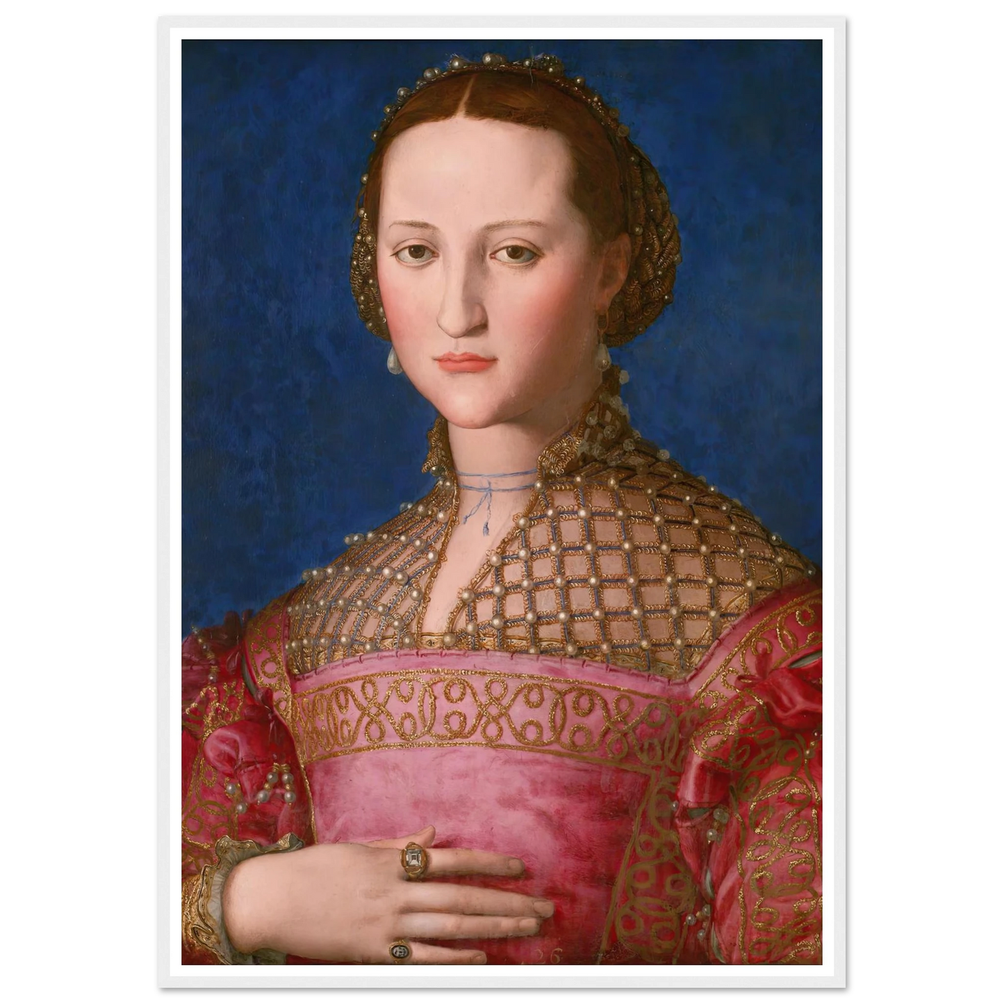 Eleonora Of Toledo (1543) Art Print | Agnolo Bronzino-Quipham Collections