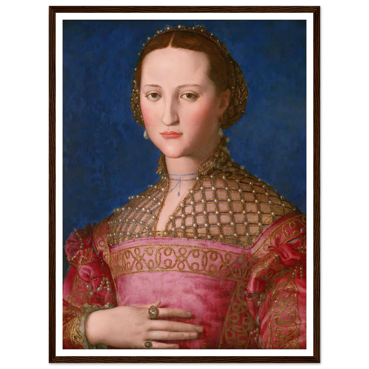 Eleonora Of Toledo (1543) Art Print | Agnolo Bronzino-Quipham Collections