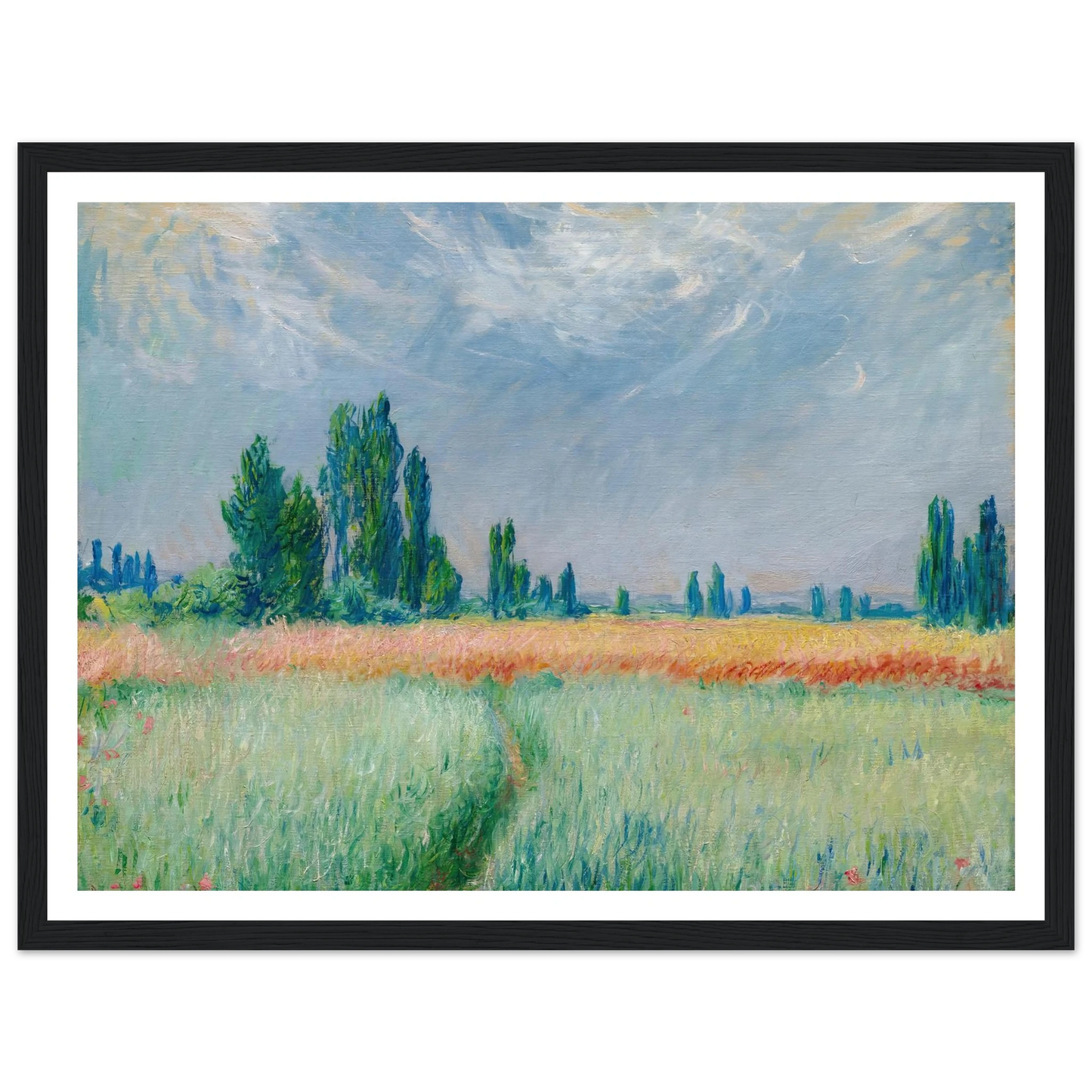 Champ De Blé (1881) Art Print | Claude Monet-Quipham Collections