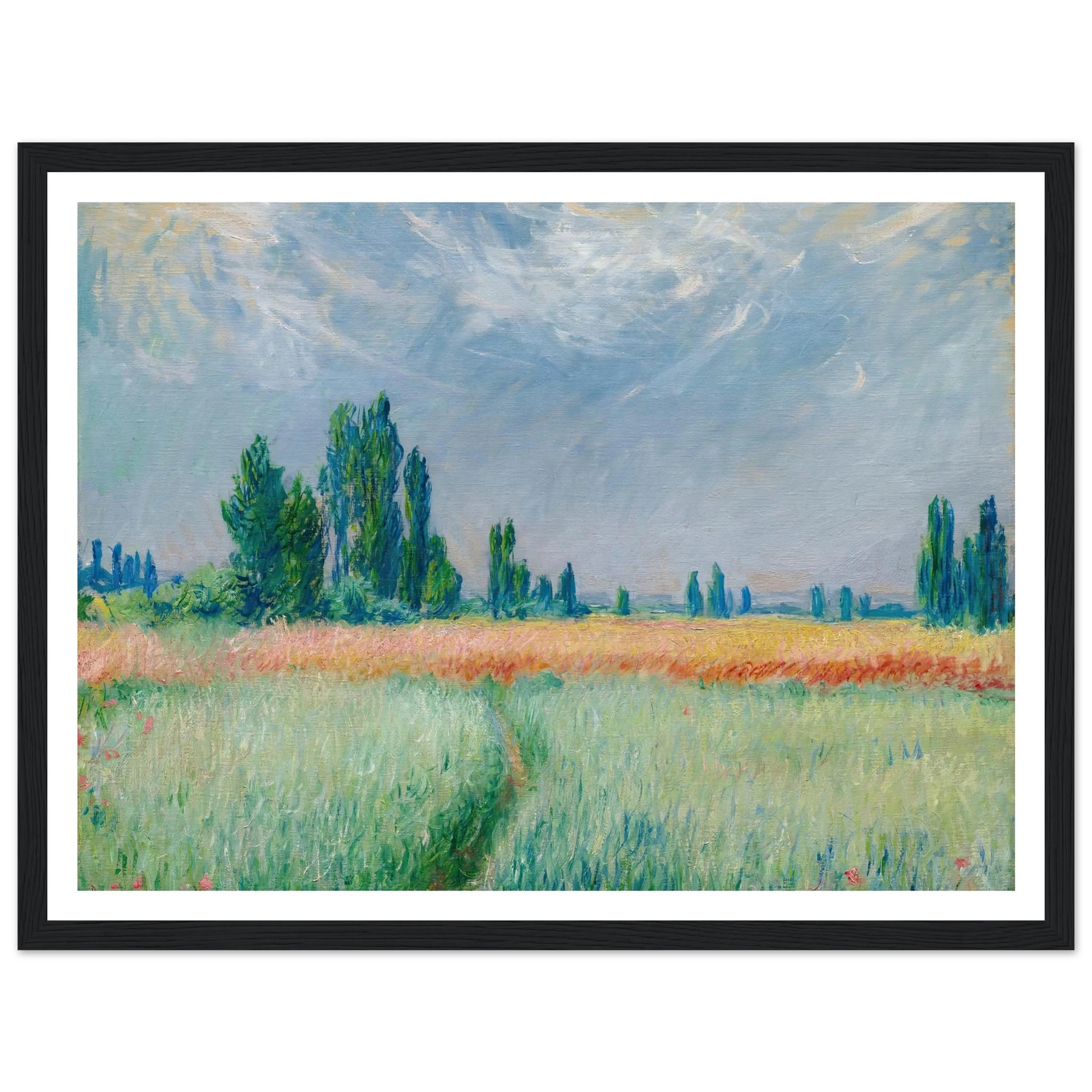 Champ De Blé (1881) Art Print | Claude Monet-Quipham Collections
