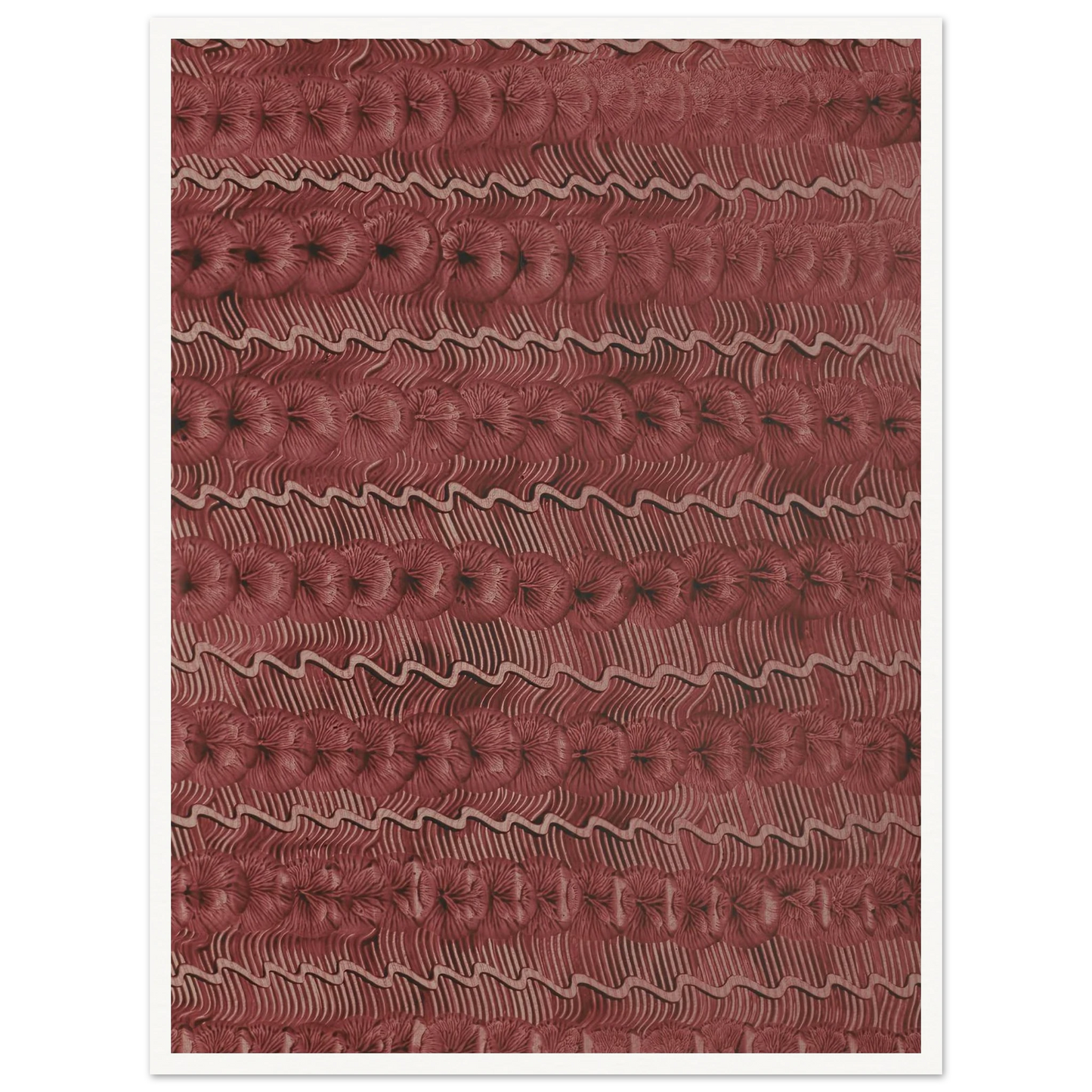 Kleisterpapier (Streifendekor) (1890 - 1910) Art Print | Anker Kyster-Quipham Collections