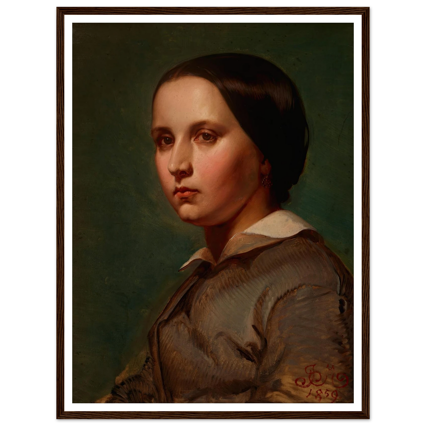 Portrait of Maria Matejko (1859) Art Print | Jan Matejko-Quipham Collections