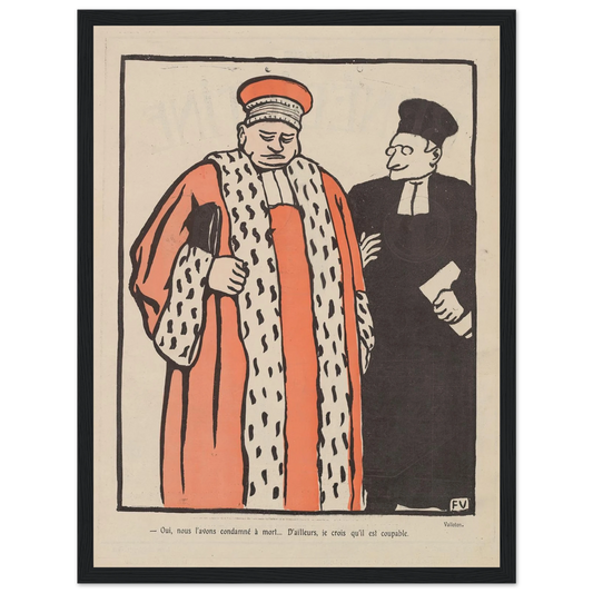 29 septembre 1903 Art Print | Felix Vallotton - Framed Poster - 30x40 cm / 12x16″ - Black frame