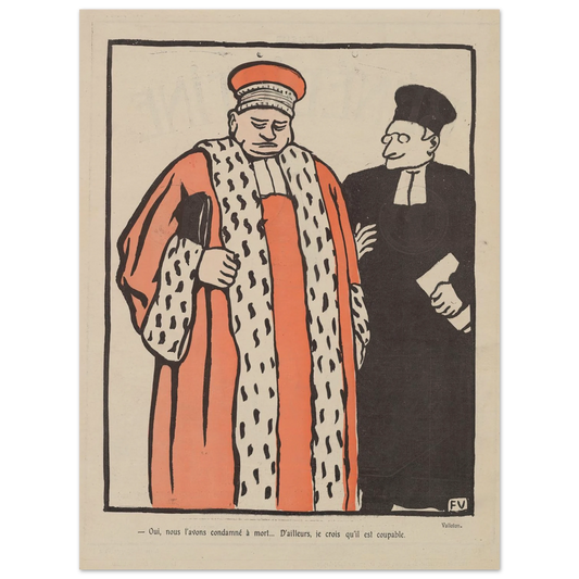 29 septembre 1903 Art Print | Felix Vallotton - Framed Poster - 30x40 cm / 12x16″ - Black frame