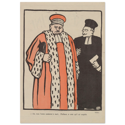 29 septembre 1903 Art Print | Felix Vallotton - Framed Poster - 30x40 cm / 12x16″ - Black frame