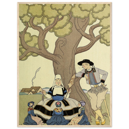 Falbalas et fanfreluches, Il était une fois (1925) Art Print | George Barbier-Quipham Collections