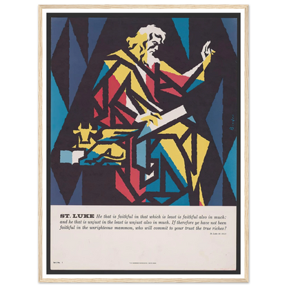 St. Luke (1962) Art Print | Joseph Binder-Quipham Collections